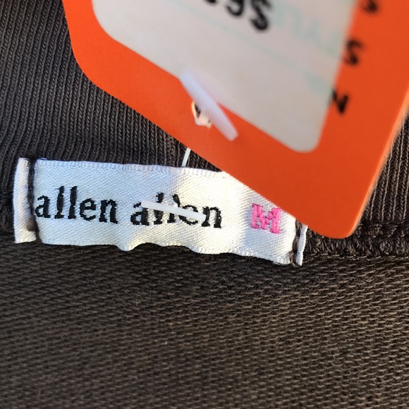 Allen Allen Vee Chocolate Brown Cardigan NWT - Picture 2 of 6